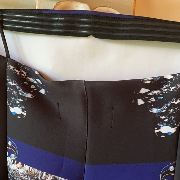 CLOVER CANYON Strapless Jewel A Line Scuba Dress - Picture 5 of 7